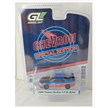 Greenlight 1:64 Nissan Skyline GT-R (R34) 2000 Chevron